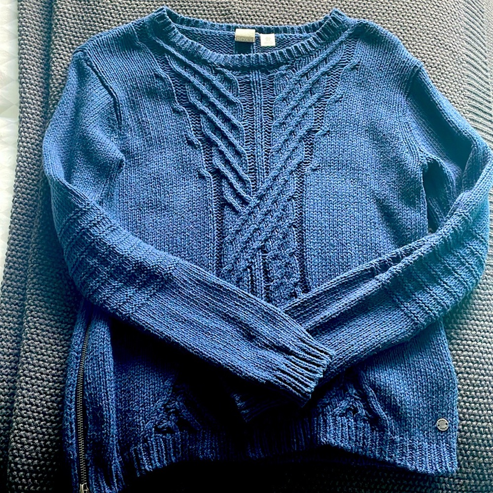 Navy Roxy sweater
